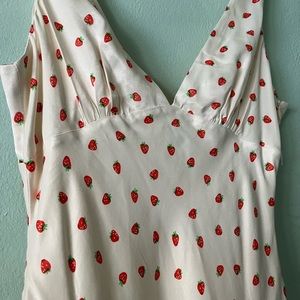 Zara mini strawberry dress